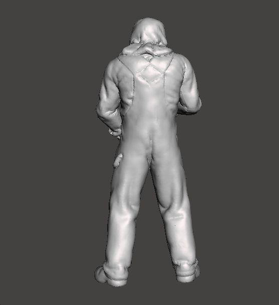 JASON SACK HEAD PICKAXE MINIATURE MODEL HORROR FANTASY GAMES RPG 3D print model_5