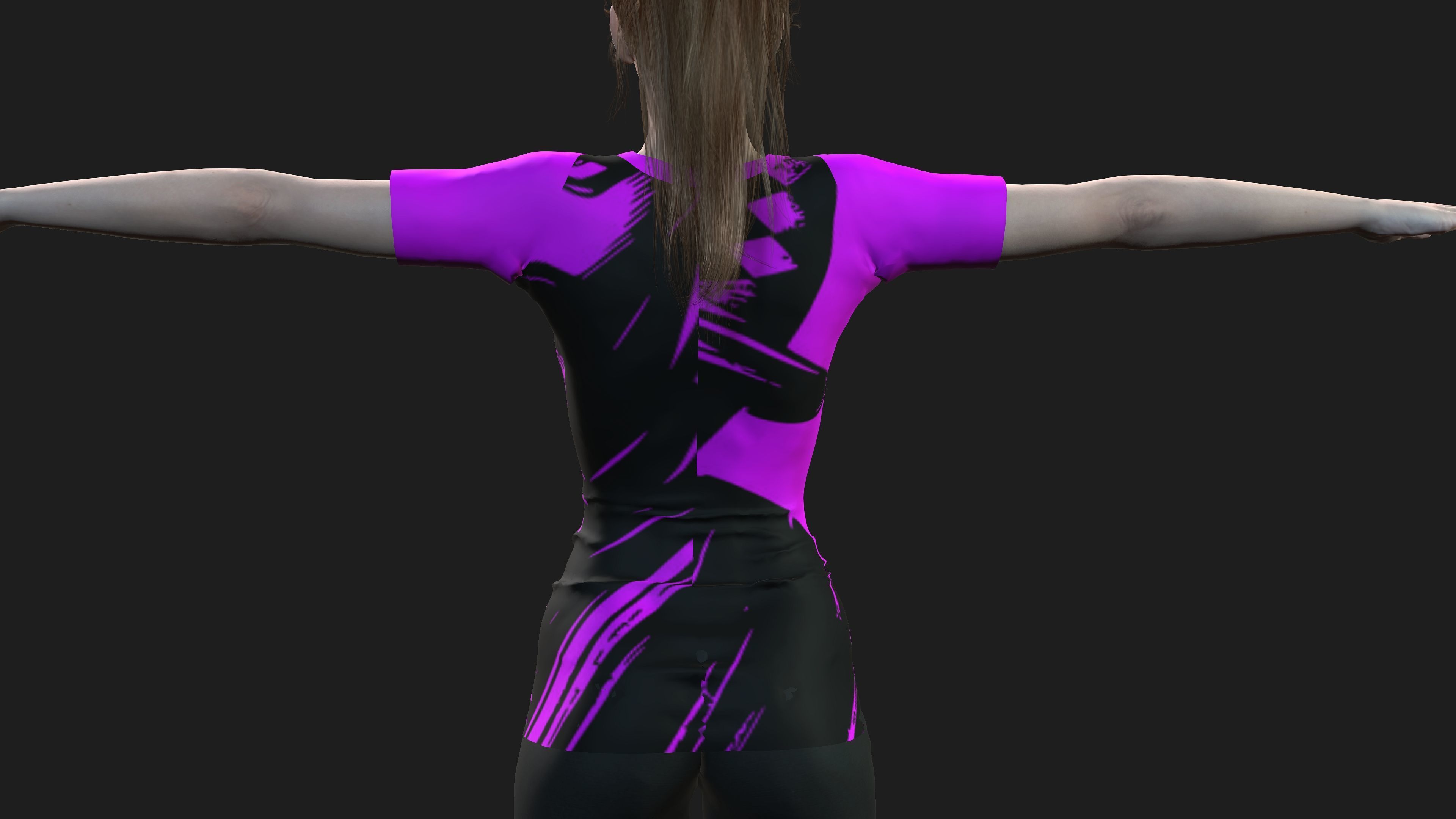 hyper realistic  female 3D model_6