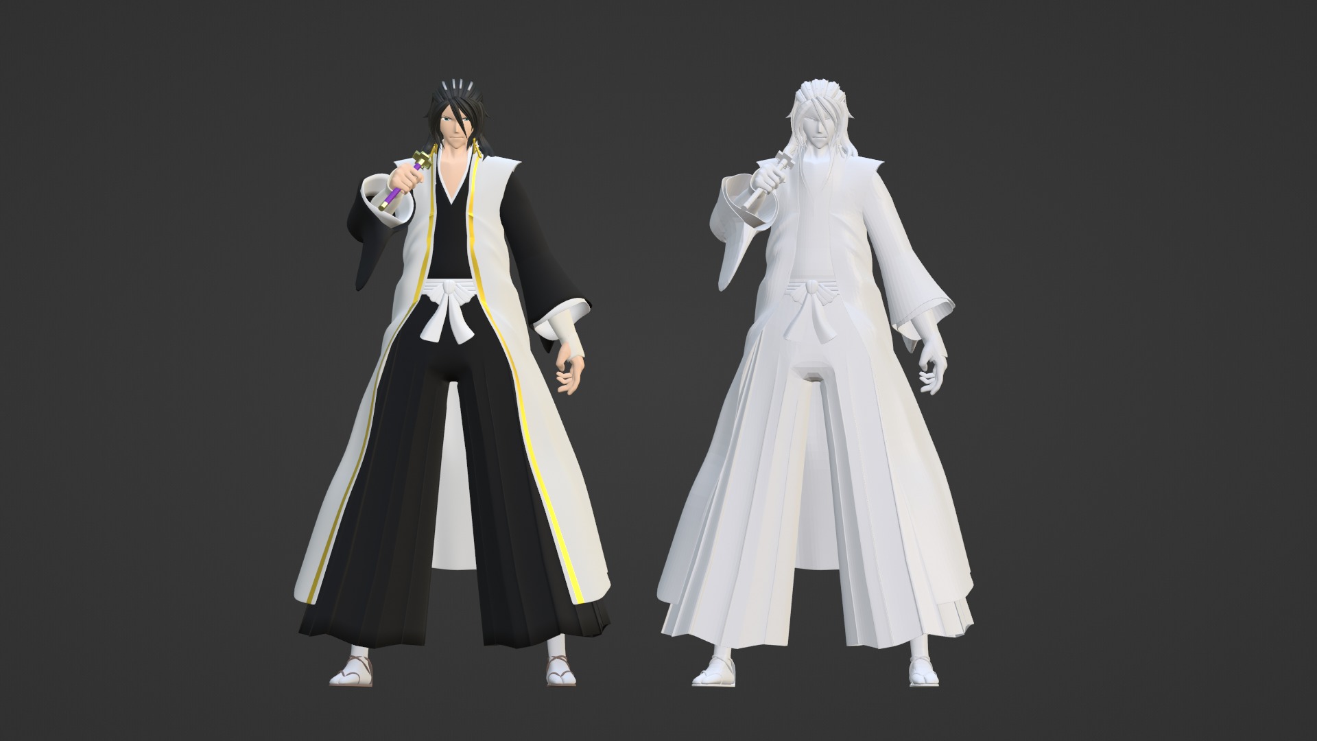 Byakuya Kuchiki - Bleach 3D model_16