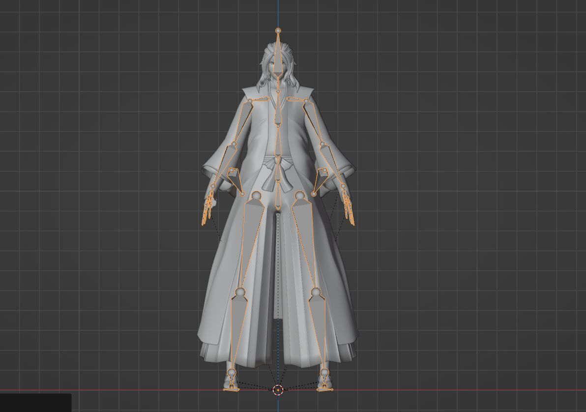 Byakuya Kuchiki - Bleach 3D model_14