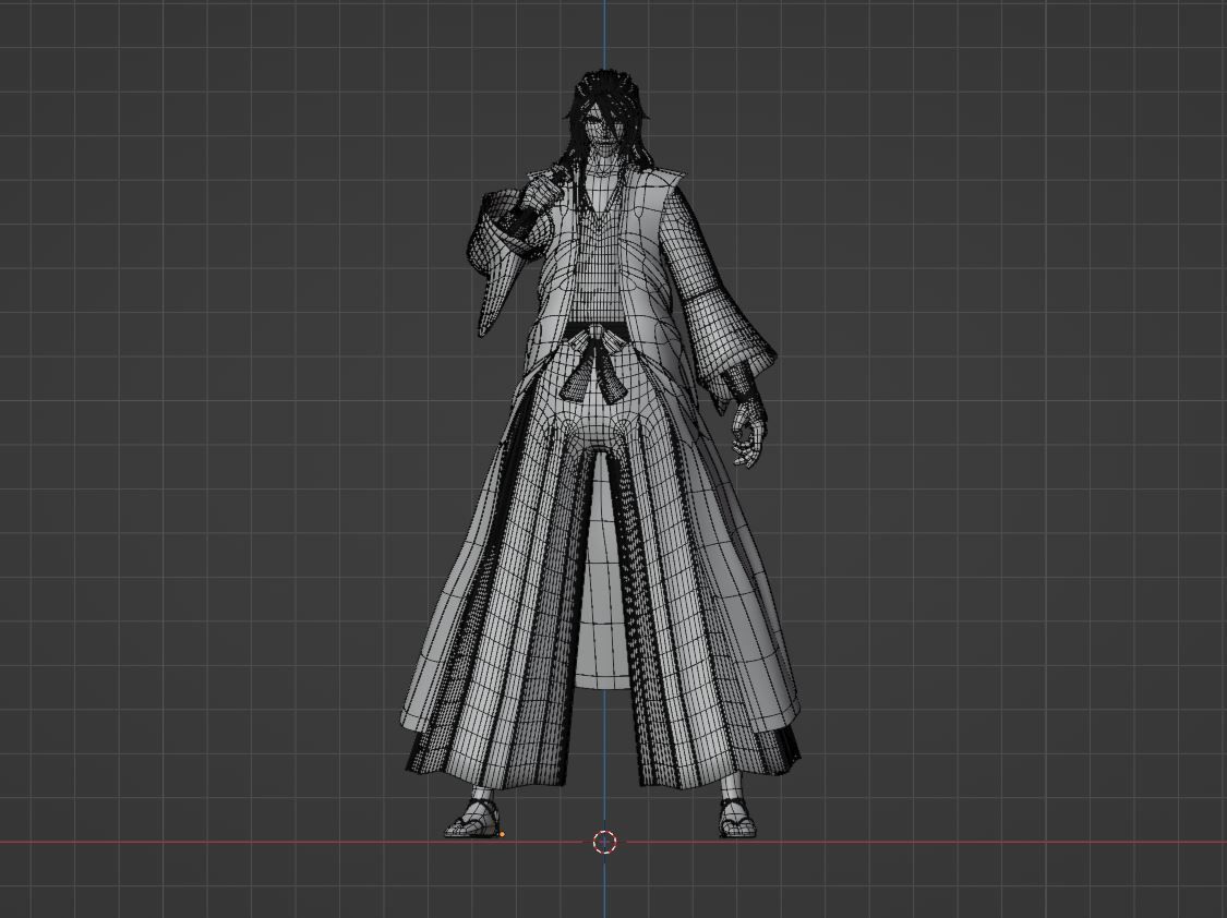 Byakuya Kuchiki - Bleach 3D model_9