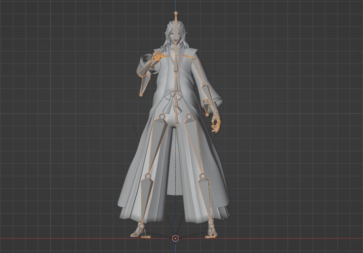 Byakuya Kuchiki - Bleach 3D model_13