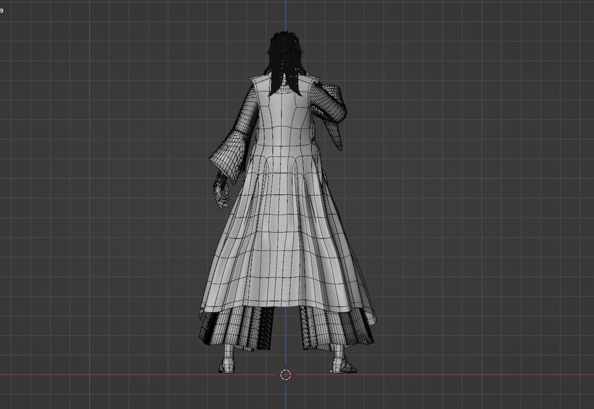 Byakuya Kuchiki - Bleach 3D model_11
