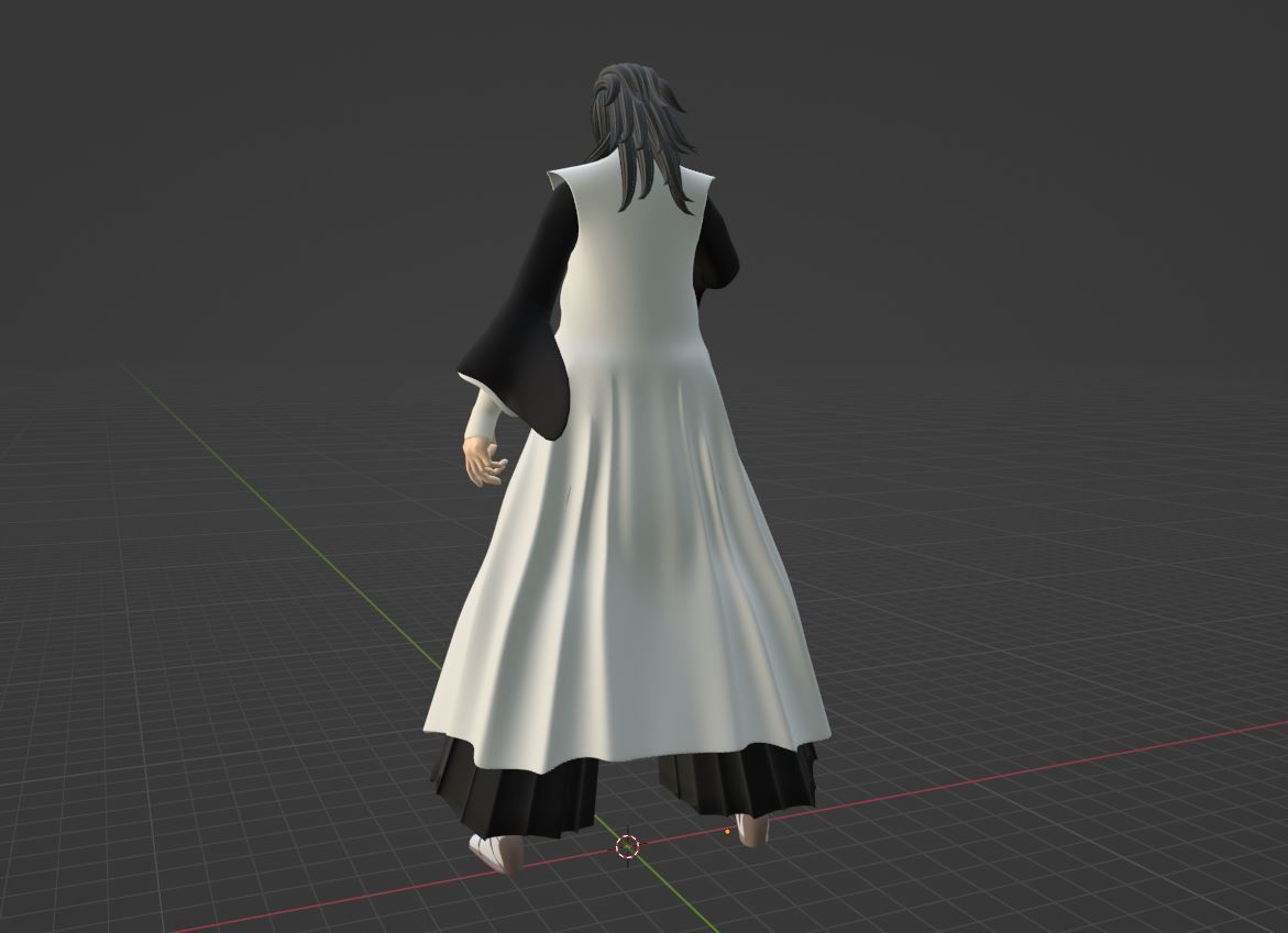 Byakuya Kuchiki - Bleach 3D model_6