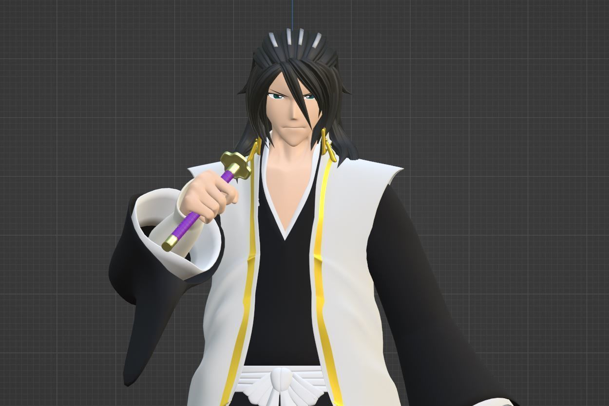 Byakuya Kuchiki - Bleach 3D model_8