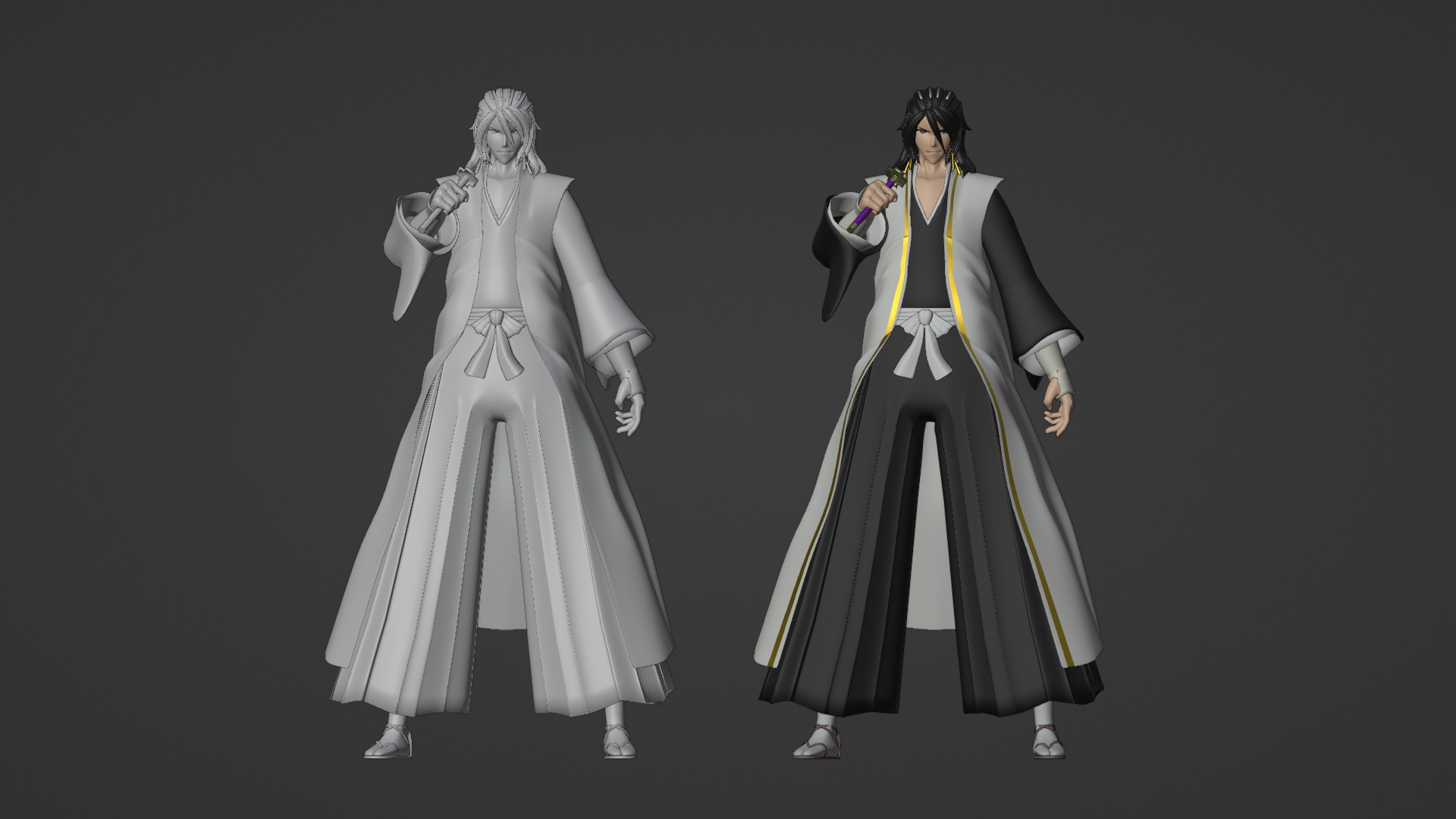 Byakuya Kuchiki - Bleach 3D model_18