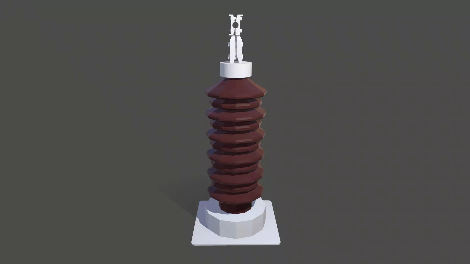 Sm Bushing Low-poly 3D model_0