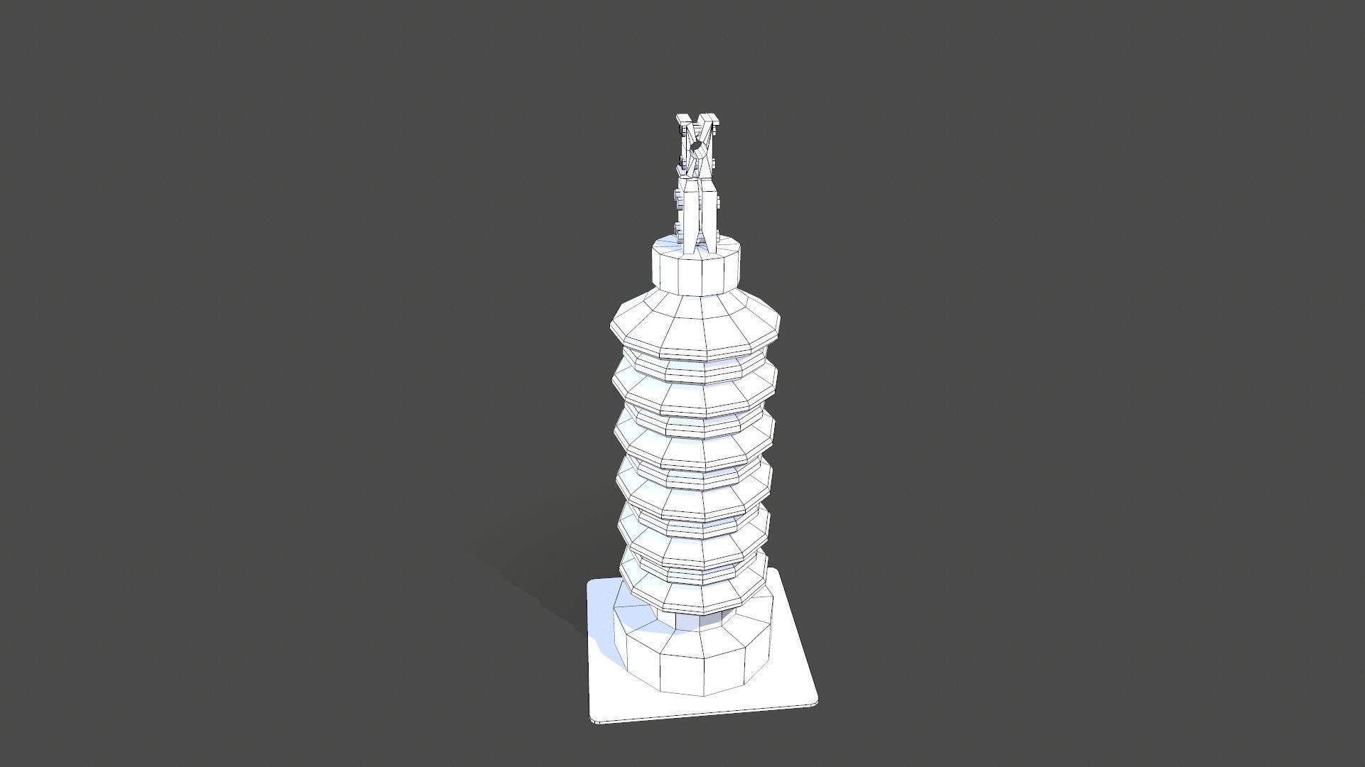 Sm Bushing Low-poly 3D model_8