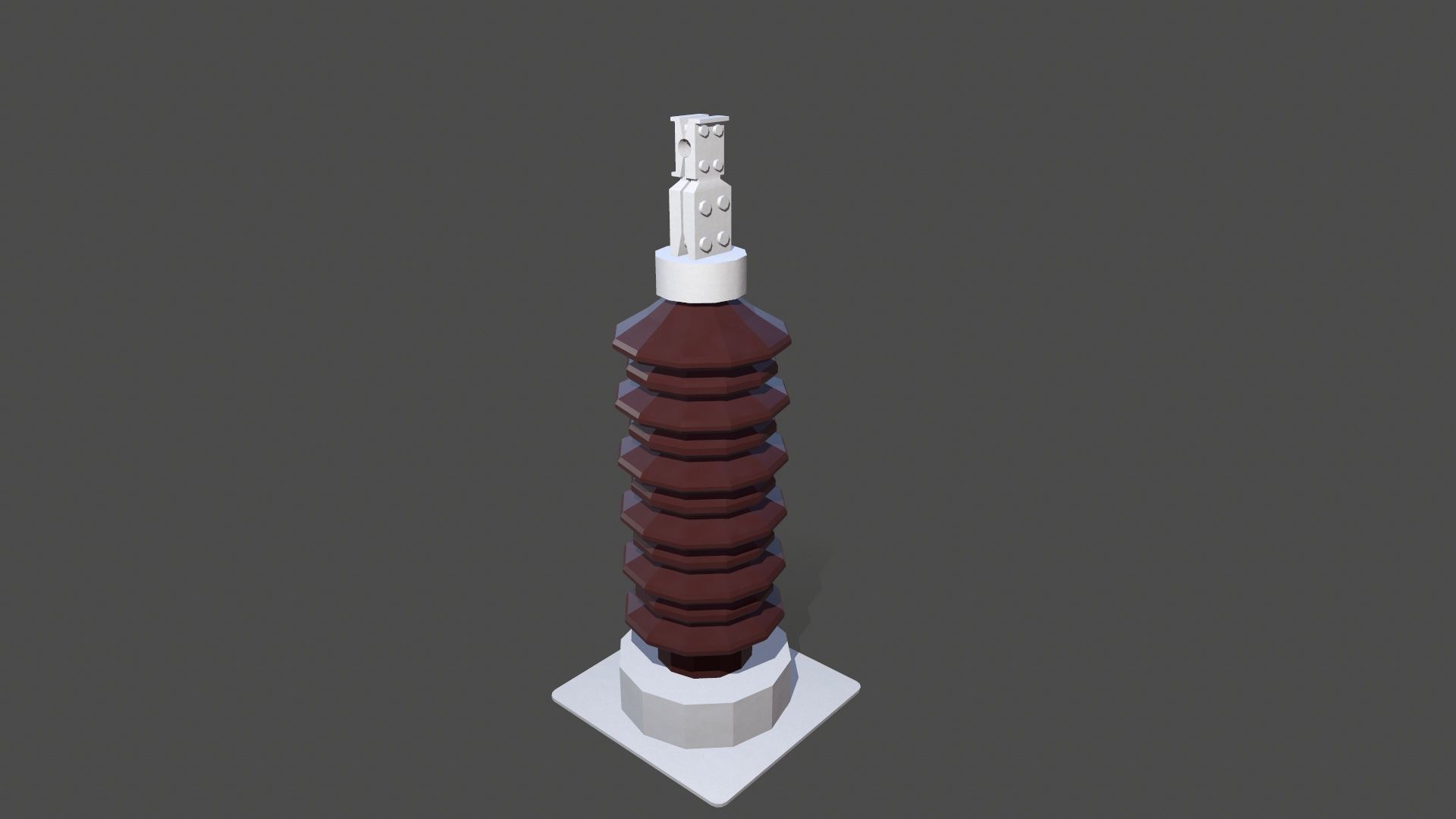 Sm Bushing Low-poly 3D model_6
