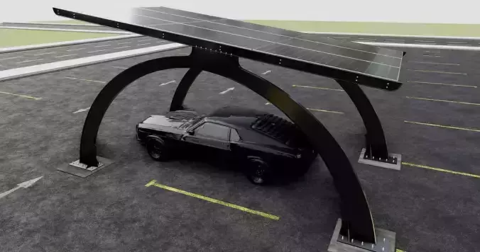 ARCHED TYPE MODERN CARPORT TYPE-3