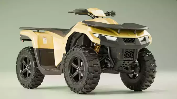 Quad PL Model - Low Poly Game-Ready Asset