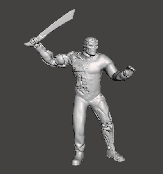 JASON X UBER JASON MINIATURE MODEL HORROR FANTASY SCIFI GAME RPG 3D print model_5