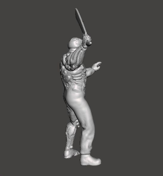 JASON X UBER JASON MINIATURE MODEL HORROR FANTASY SCIFI GAME RPG 3D print model_7