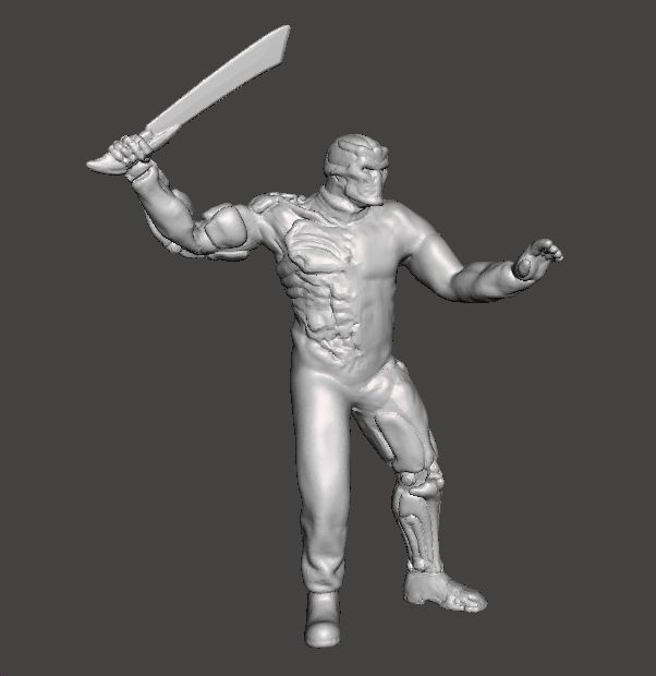 JASON X UBER JASON MINIATURE MODEL HORROR FANTASY SCIFI GAME RPG 3D print model_6