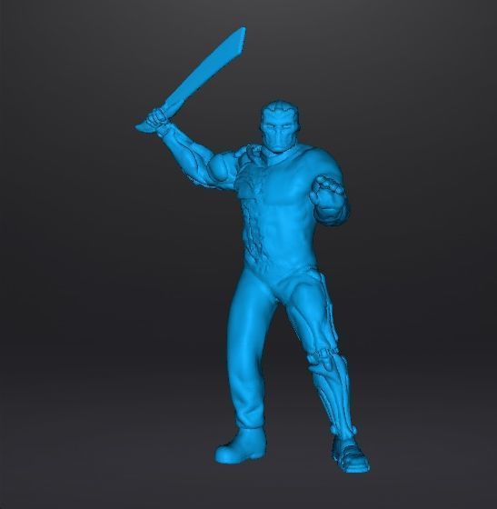 JASON X UBER JASON MINIATURE MODEL HORROR FANTASY SCIFI GAME RPG 3D print model_12
