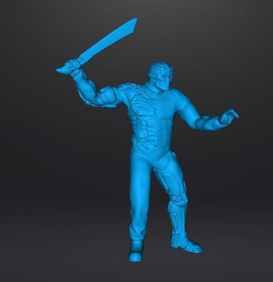 JASON X UBER JASON MINIATURE MODEL HORROR FANTASY SCIFI GAME RPG 3D print model_13