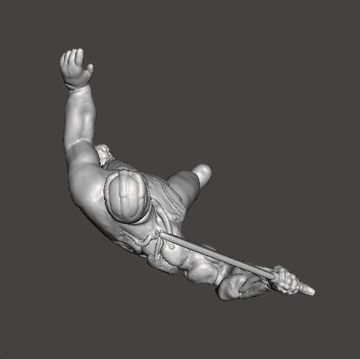 JASON X UBER JASON MINIATURE MODEL HORROR FANTASY SCIFI GAME RPG 3D print model_9