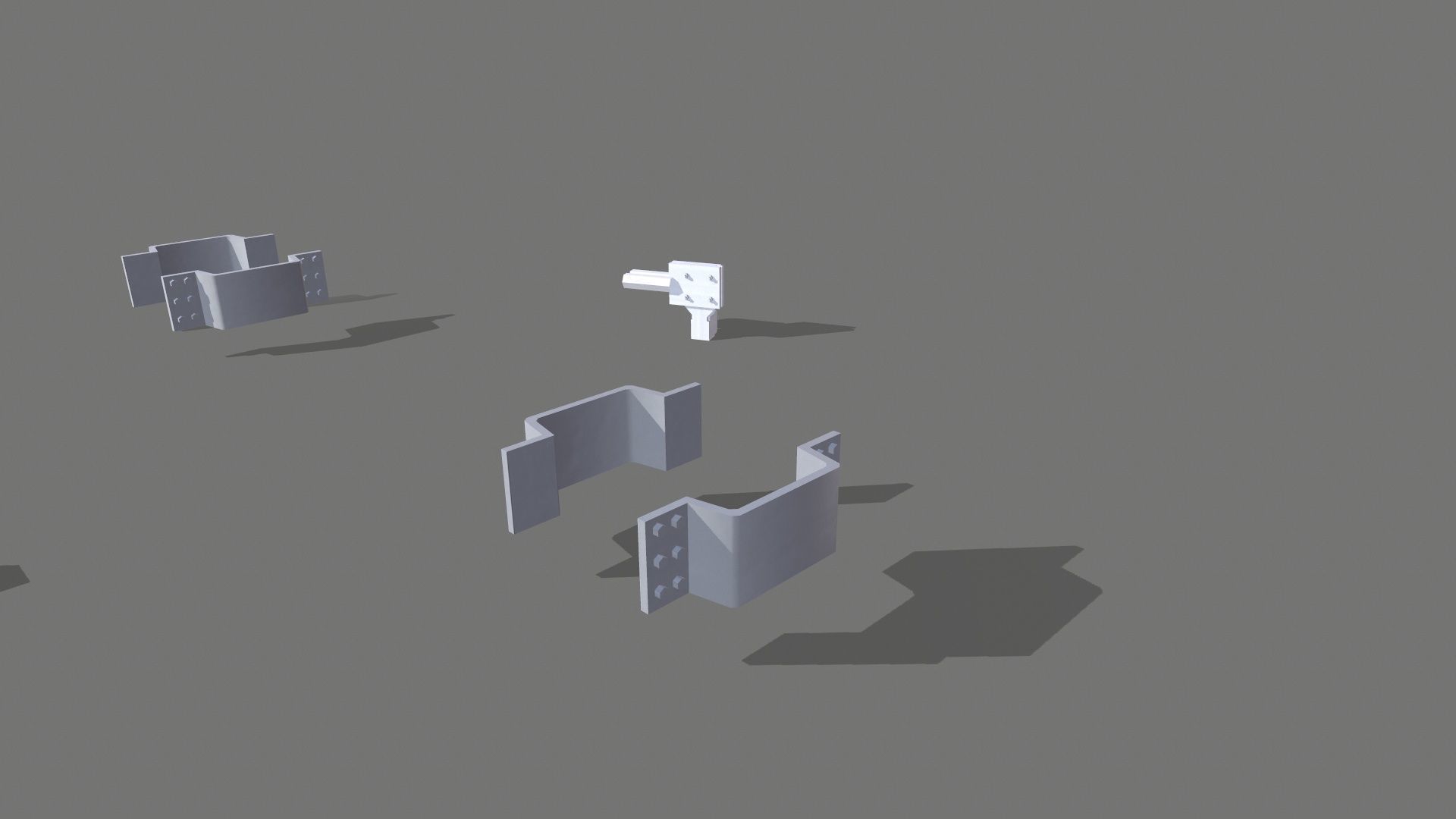 Transformer Connector Low-poly 3D model_6