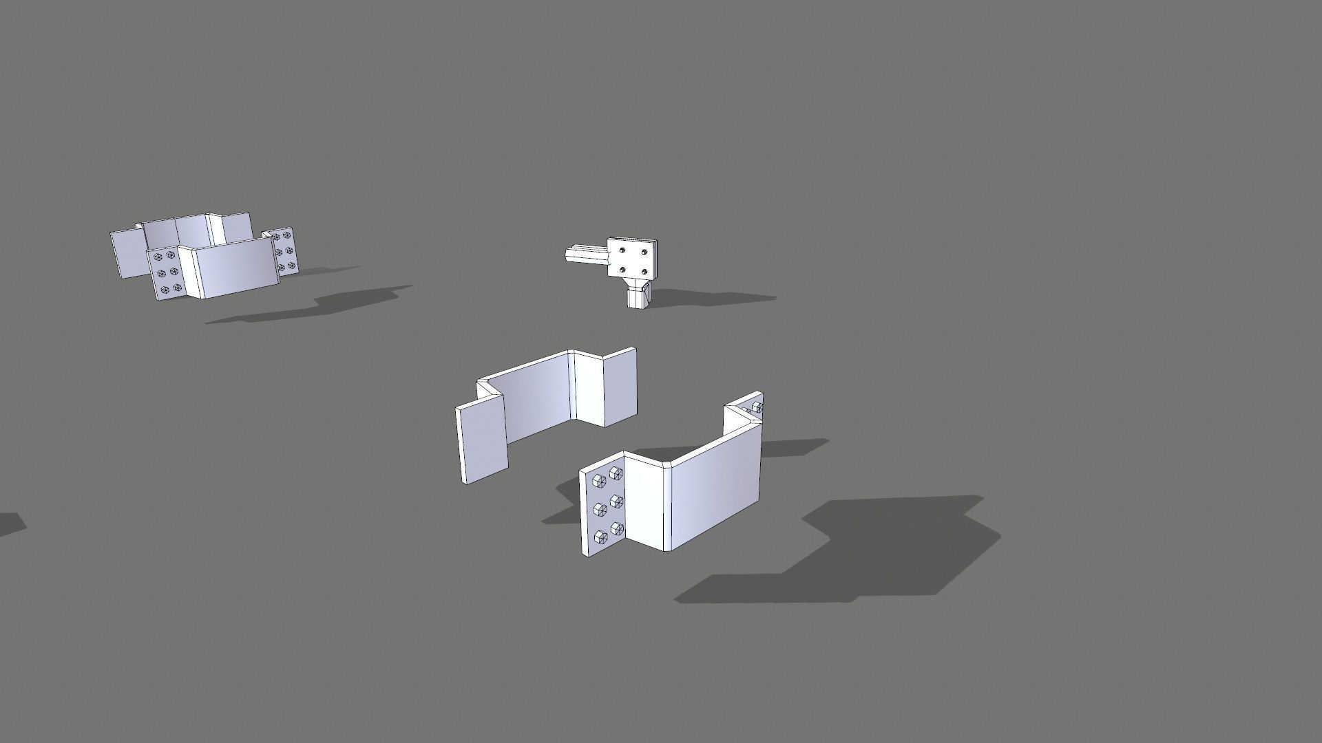 Transformer Connector Low-poly 3D model_7