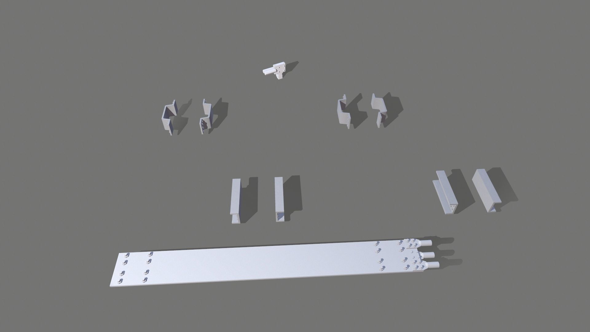 Transformer Connector Low-poly 3D model_2