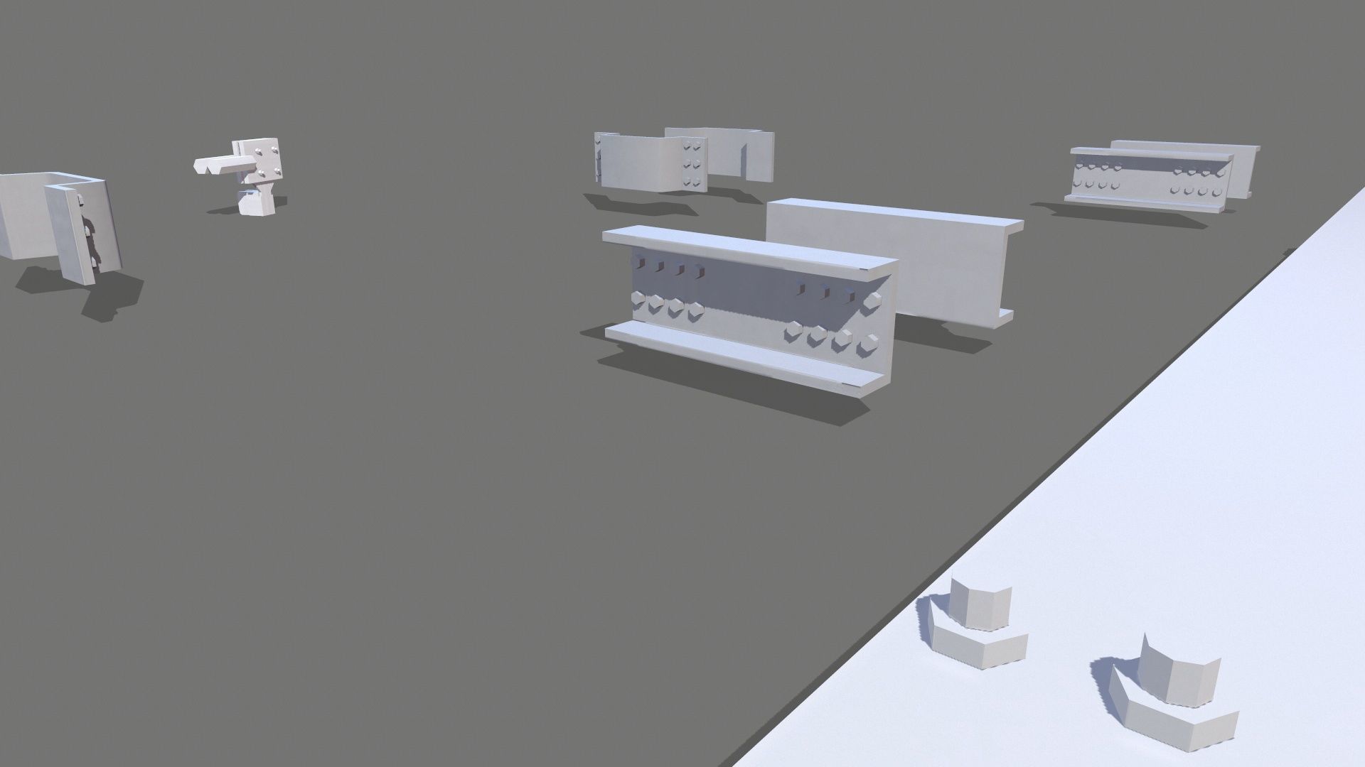 Transformer Connector Low-poly 3D model_4