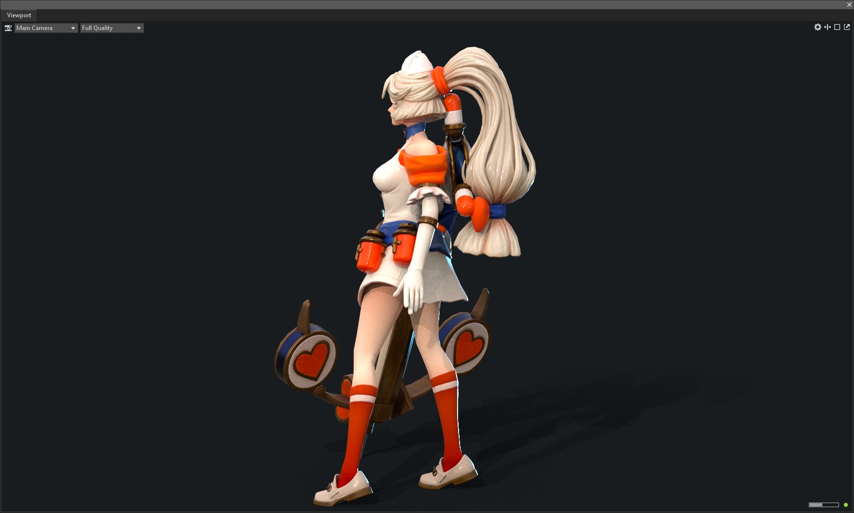 Nurse sister 3D model_13