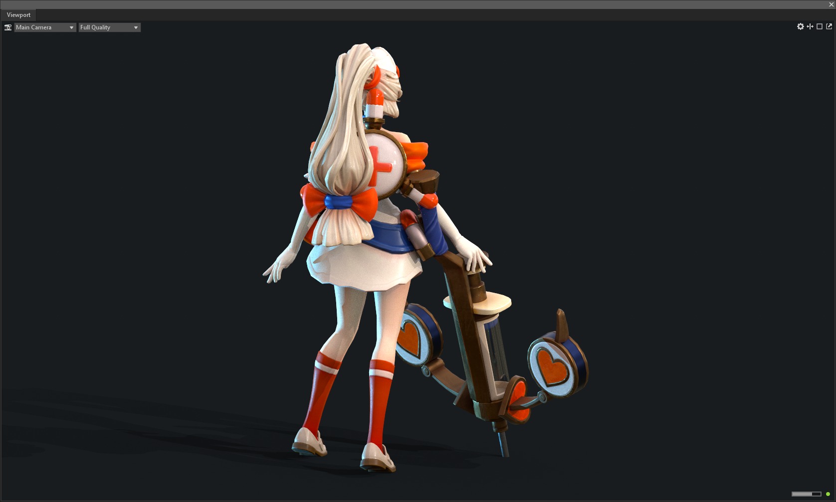 Nurse sister 3D model_12