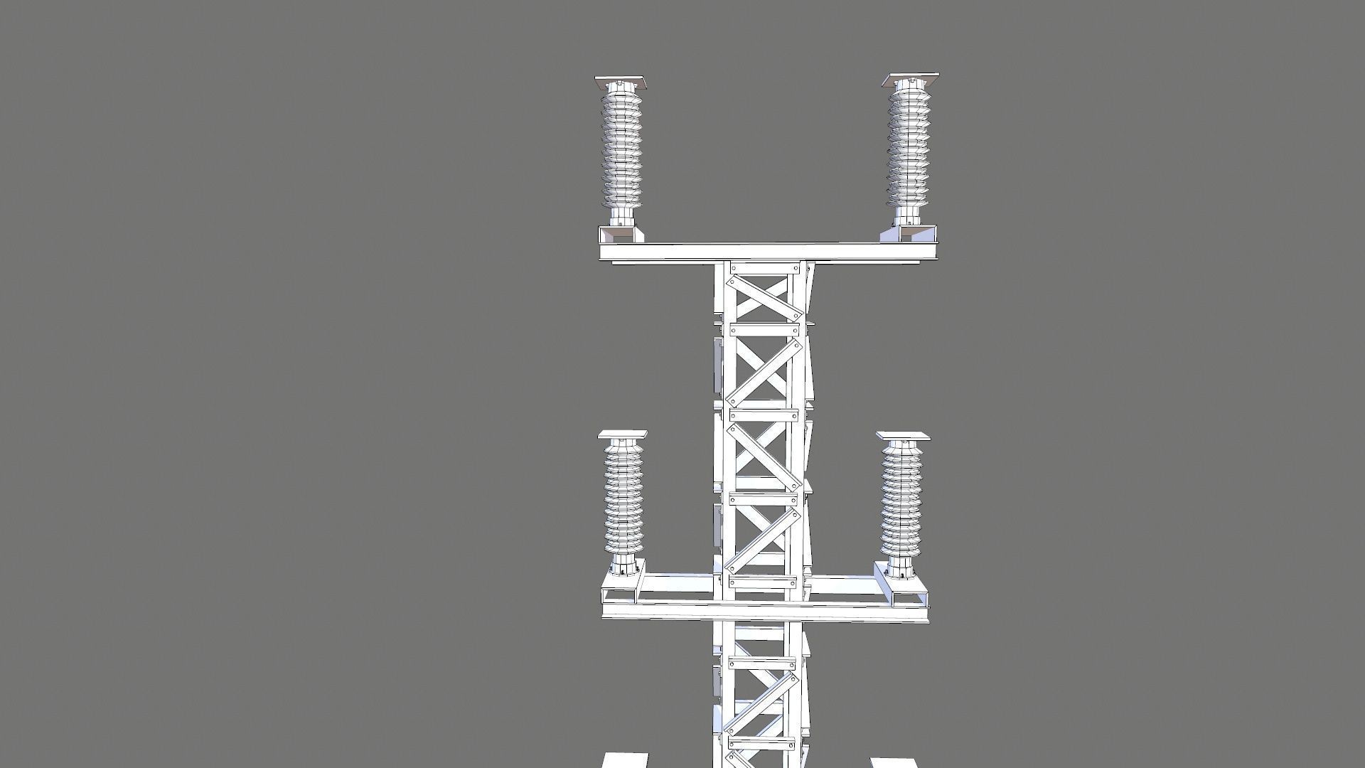 VT Bus Bay Low-poly 3D model_12