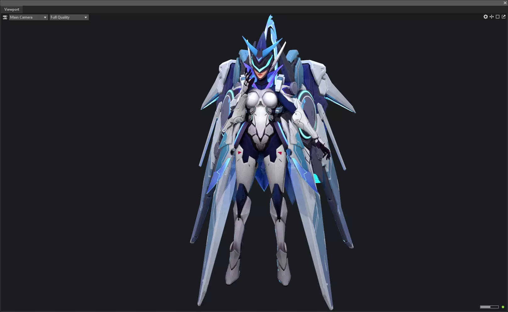 Space mecha 3D model_0