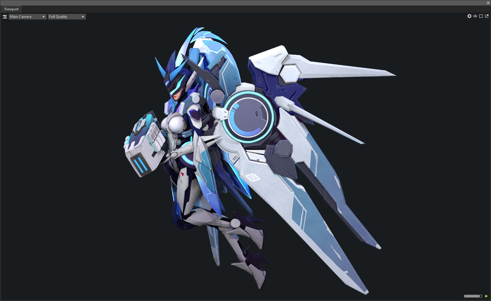 Space mecha 3D model_8