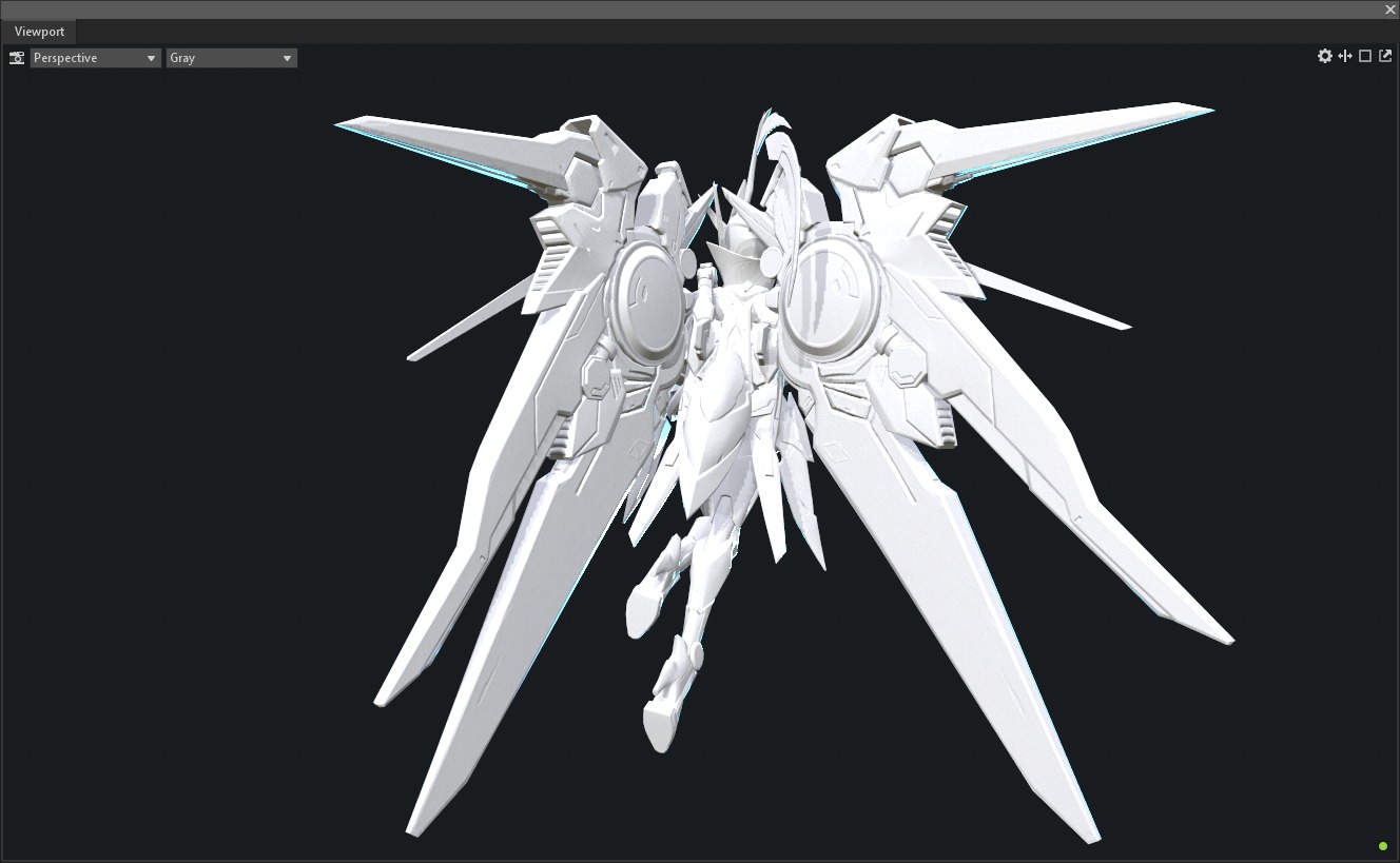 Space mecha 3D model_23