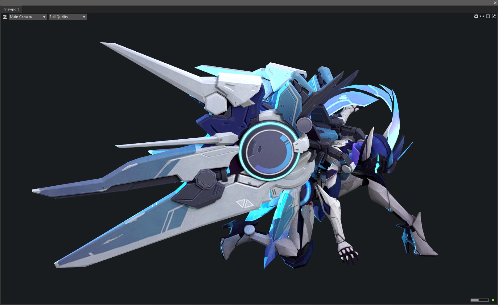 Space mecha 3D model_5