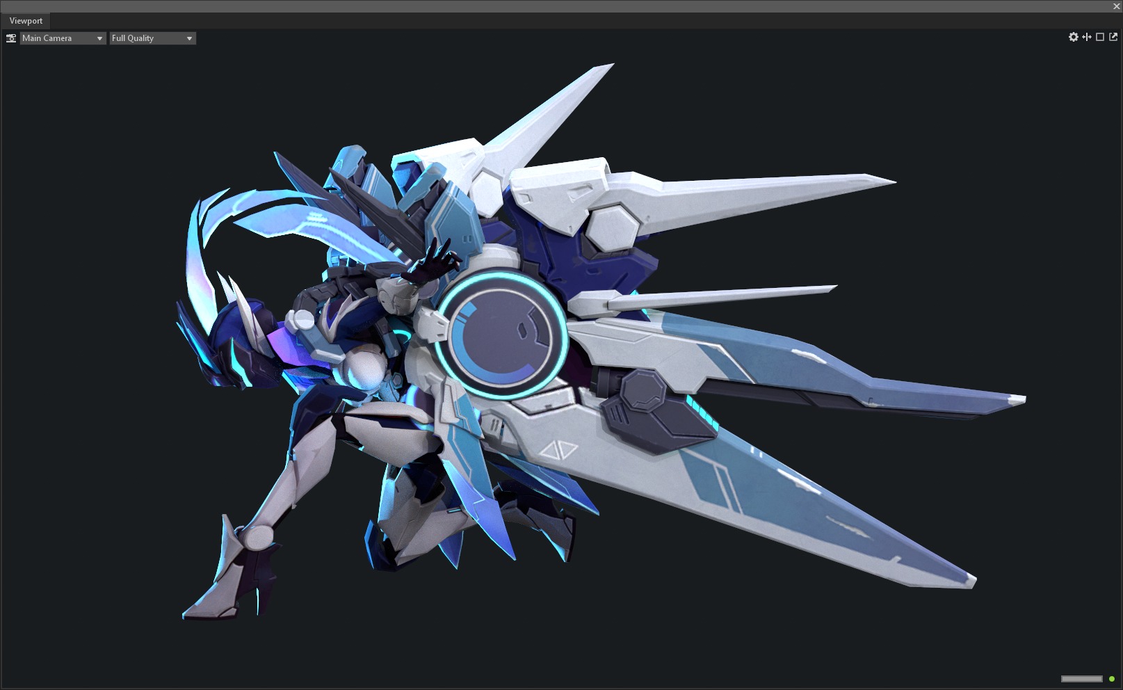 Space mecha 3D model_7
