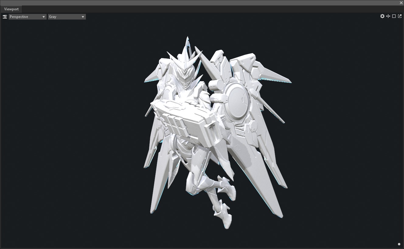 Space mecha 3D model_21