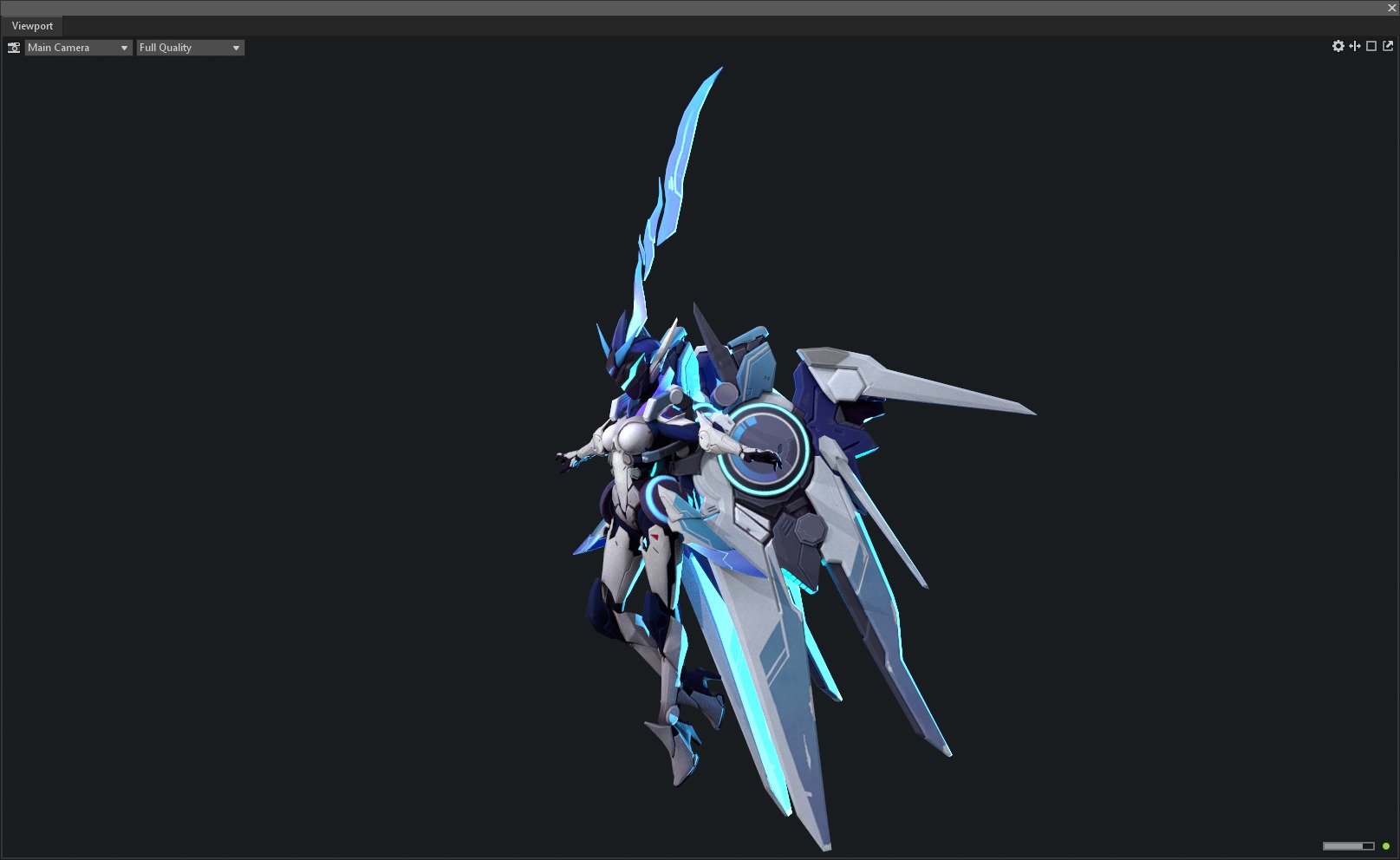 Space mecha 3D model_3