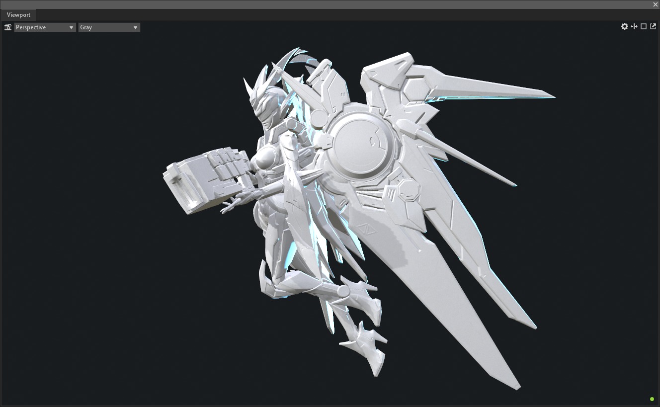 Space mecha 3D model_22