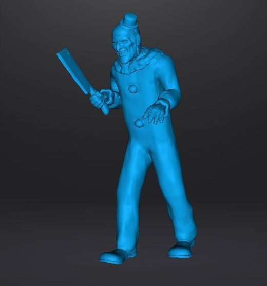 TERRIFIER ART THE CLOWN MINIATURE MODEL HORROR FANTASY GAMES RPG 3D print model_9