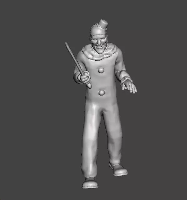 TERRIFIER ART THE CLOWN MINIATURE MODEL HORROR FANTASY GAMES RPG 3D print model_0