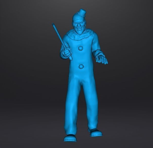 TERRIFIER ART THE CLOWN MINIATURE MODEL HORROR FANTASY GAMES RPG 3D print model_8