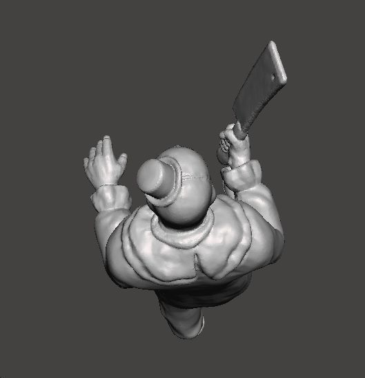 TERRIFIER ART THE CLOWN MINIATURE MODEL HORROR FANTASY GAMES RPG 3D print model_6