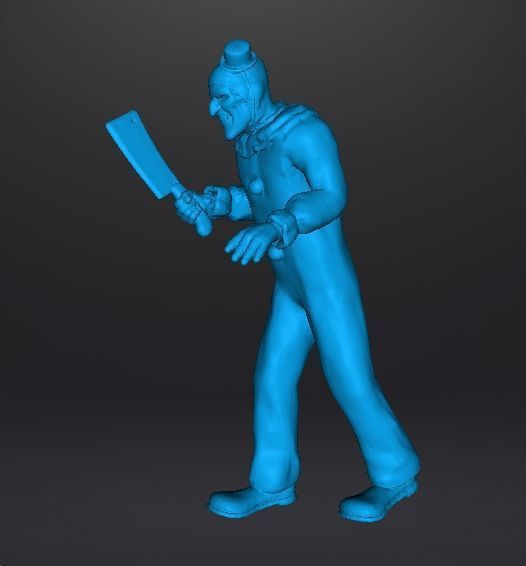 TERRIFIER ART THE CLOWN MINIATURE MODEL HORROR FANTASY GAMES RPG 3D print model_11