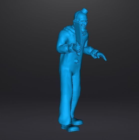 TERRIFIER ART THE CLOWN MINIATURE MODEL HORROR FANTASY GAMES RPG 3D print model_10