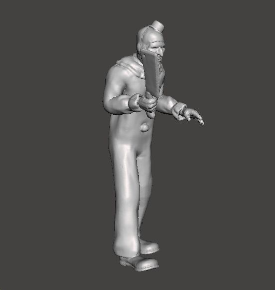 TERRIFIER ART THE CLOWN MINIATURE MODEL HORROR FANTASY GAMES RPG 3D print model_2