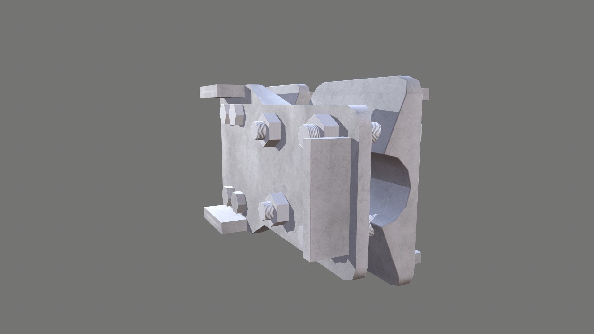 Wire Connector Low-poly 3D model_3