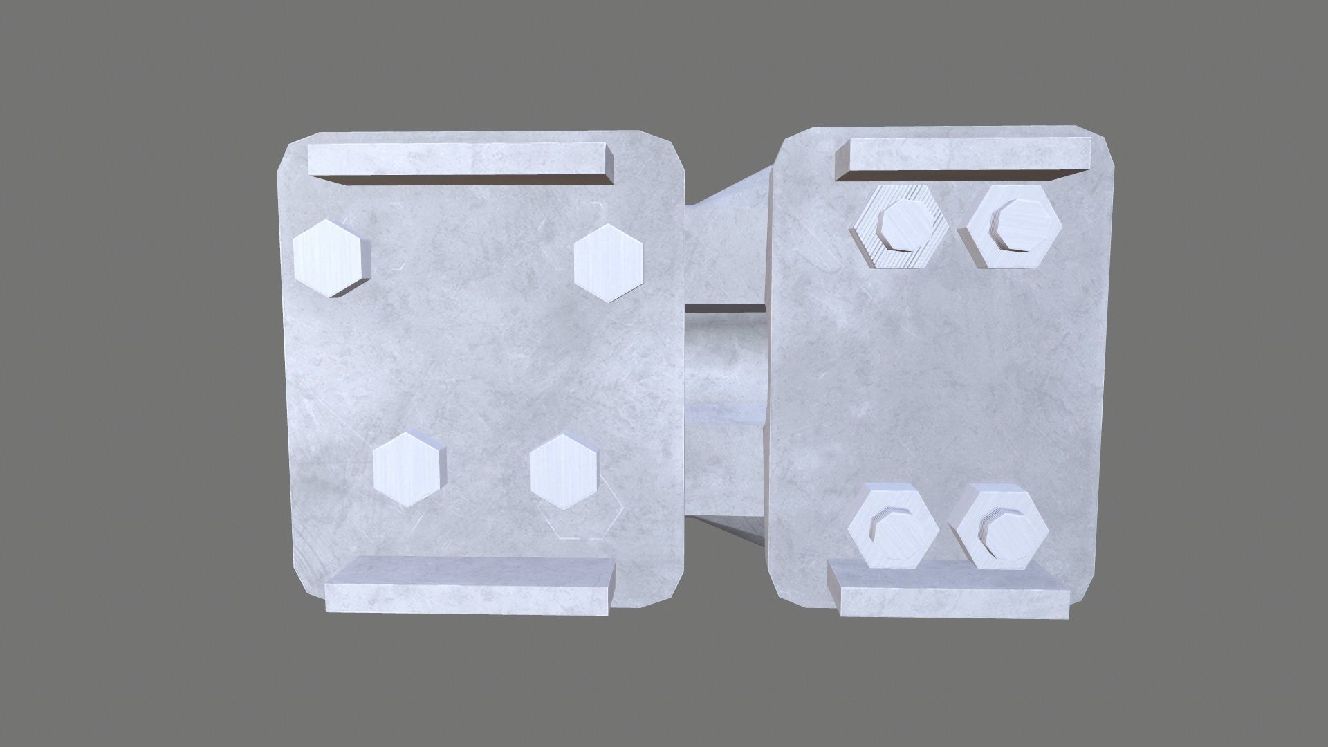Wire Connector Low-poly 3D model_5