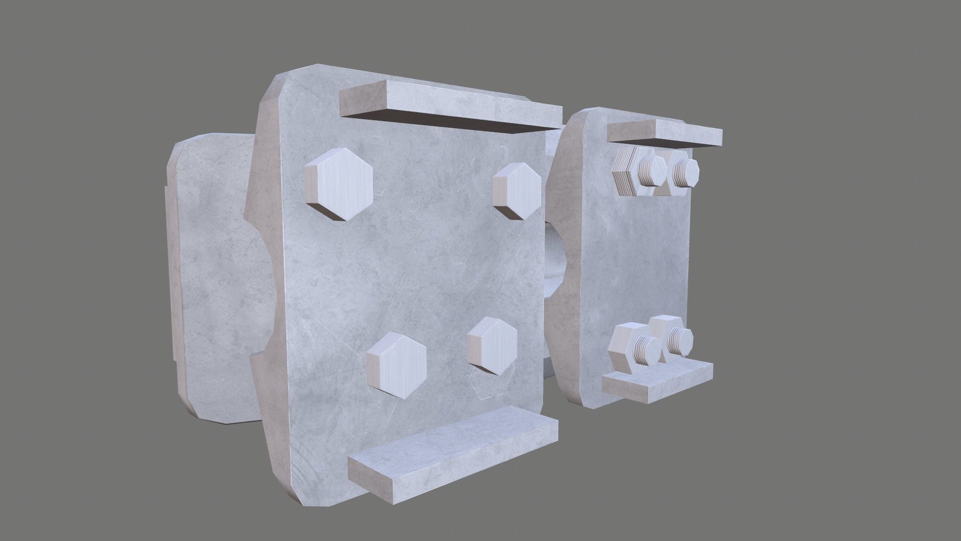 Wire Connector Low-poly 3D model_4