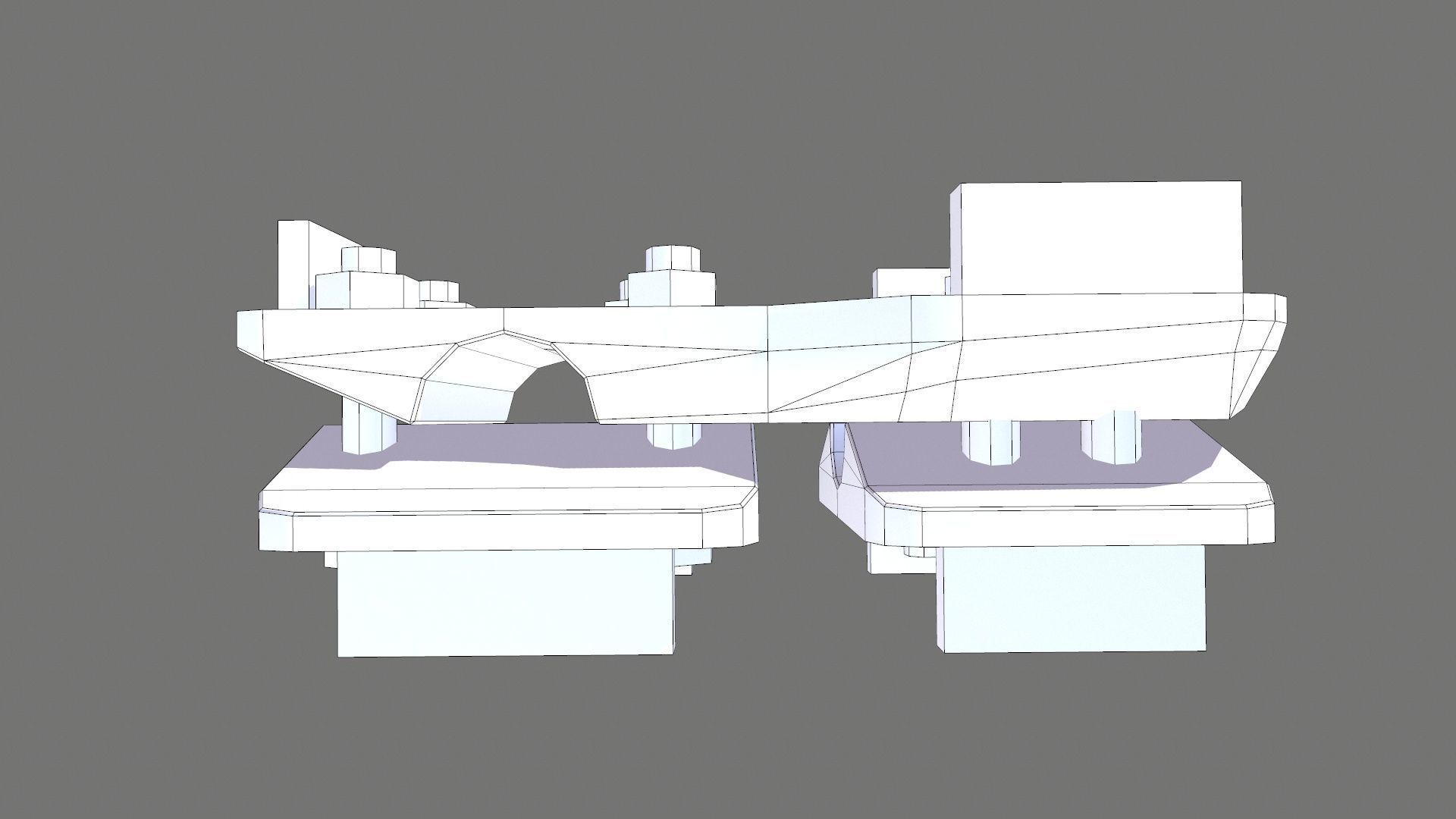 Wire Connector Low-poly 3D model_8