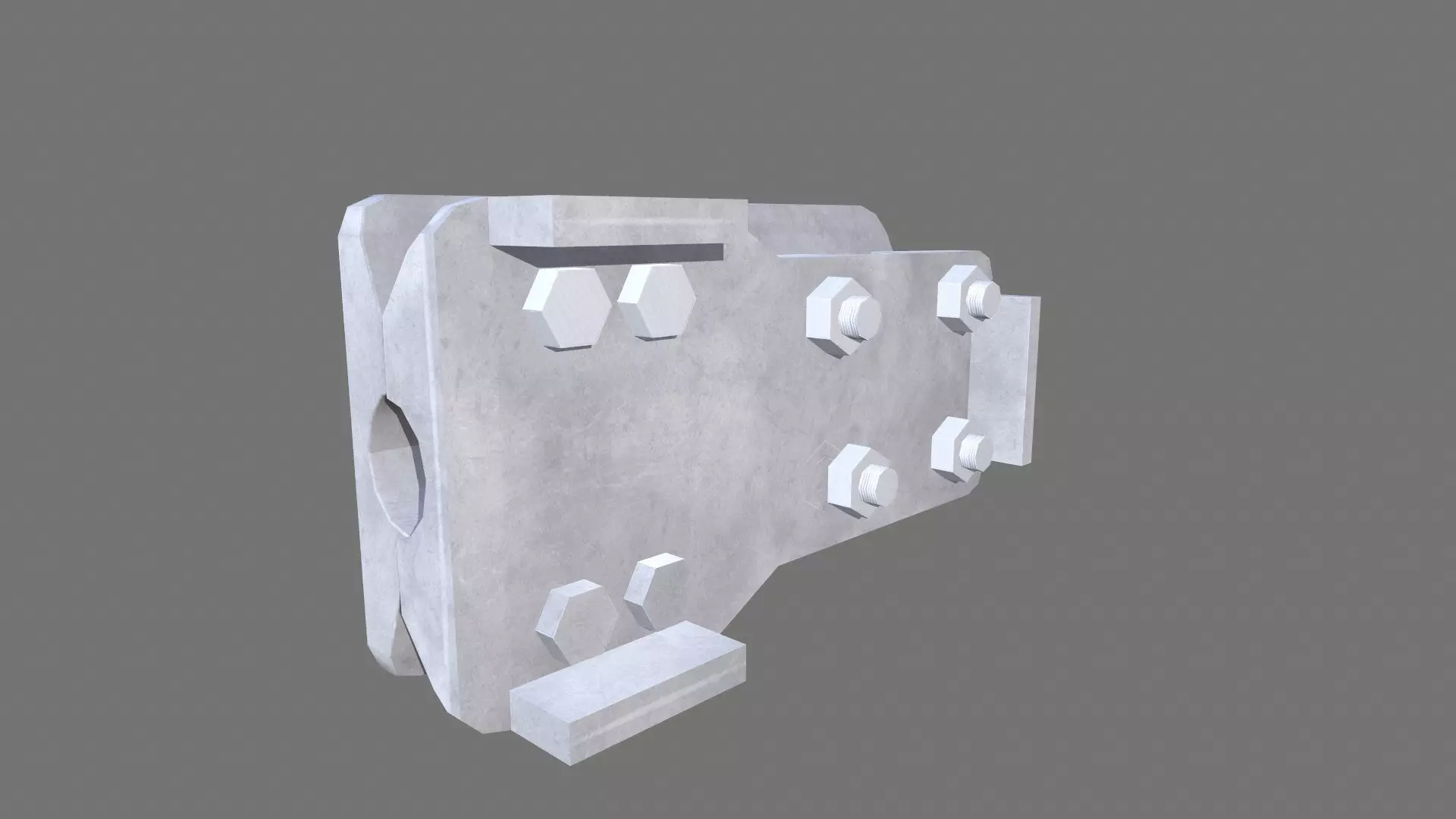 Wire Connector Low-poly 3D model_0