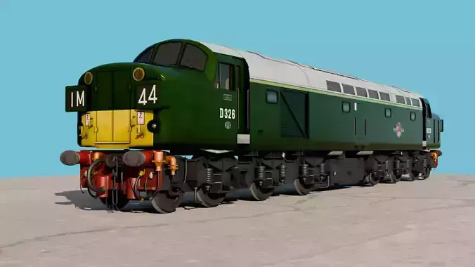 BR Class 40 Low-poly 3D model