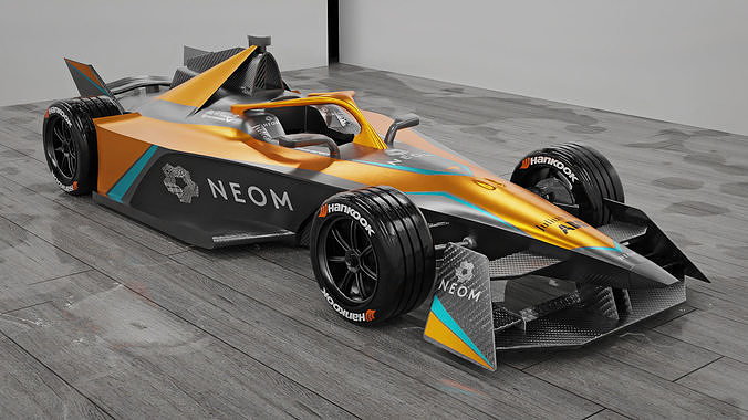 McLaren Formula E car 3D model